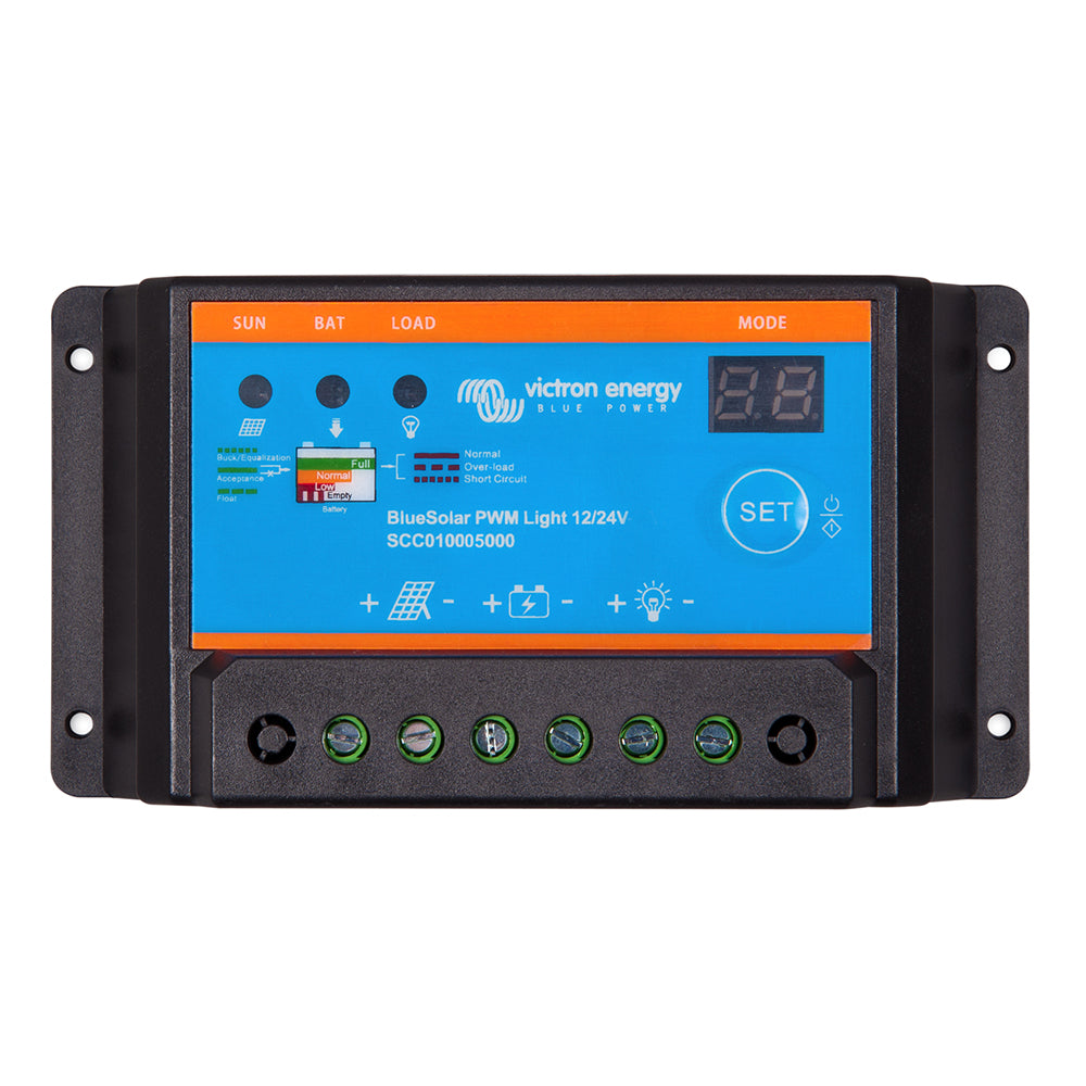 Victron BlueSolar PWM-Light Charge Controller - 12/24V - 20AMP - Deckhand Marine Supply