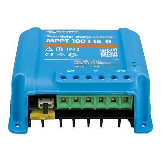 Victron SmartSolar MPPT Charge Controller - 100V - 15AMP - UL Approved - Deckhand Marine Supply
