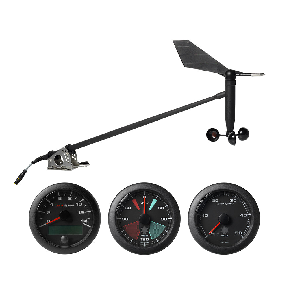 Veratron NMEA 2000 Sailing Kit w/OceanLink GPS Speedometer, Wind Sensor, Wind Angle  Wind Speed Gauge - Deckhand Marine Supply