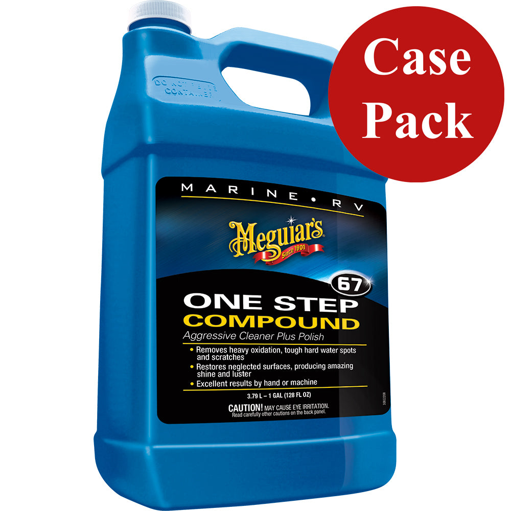 Meguiars Marine One-Step Compound - 1 Gallon *Case of 4* - Deckhand Marine Supply