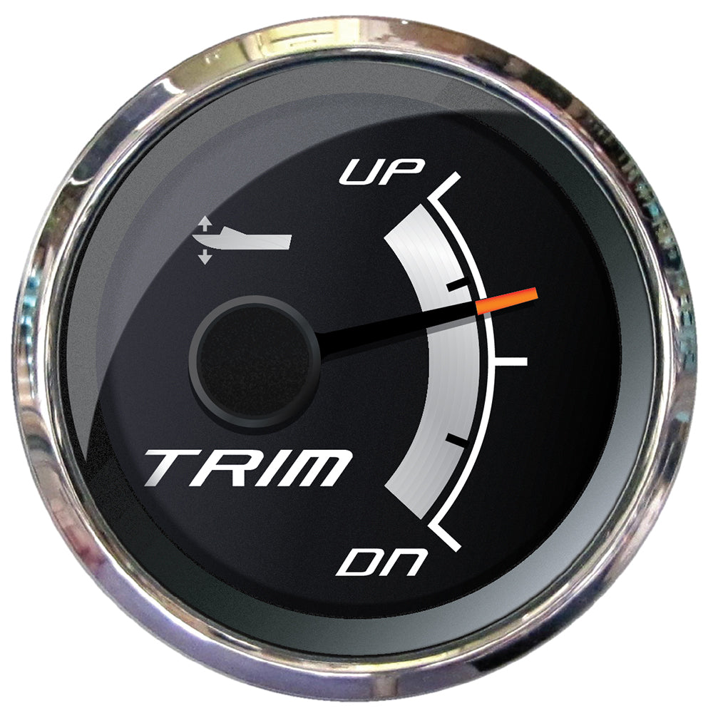 Faria Platinum 2" Trim Gauge f/Mercury, Mariner, Mercruiser, Volvo DP, Yamaha 2001  Newer - Deckhand Marine Supply