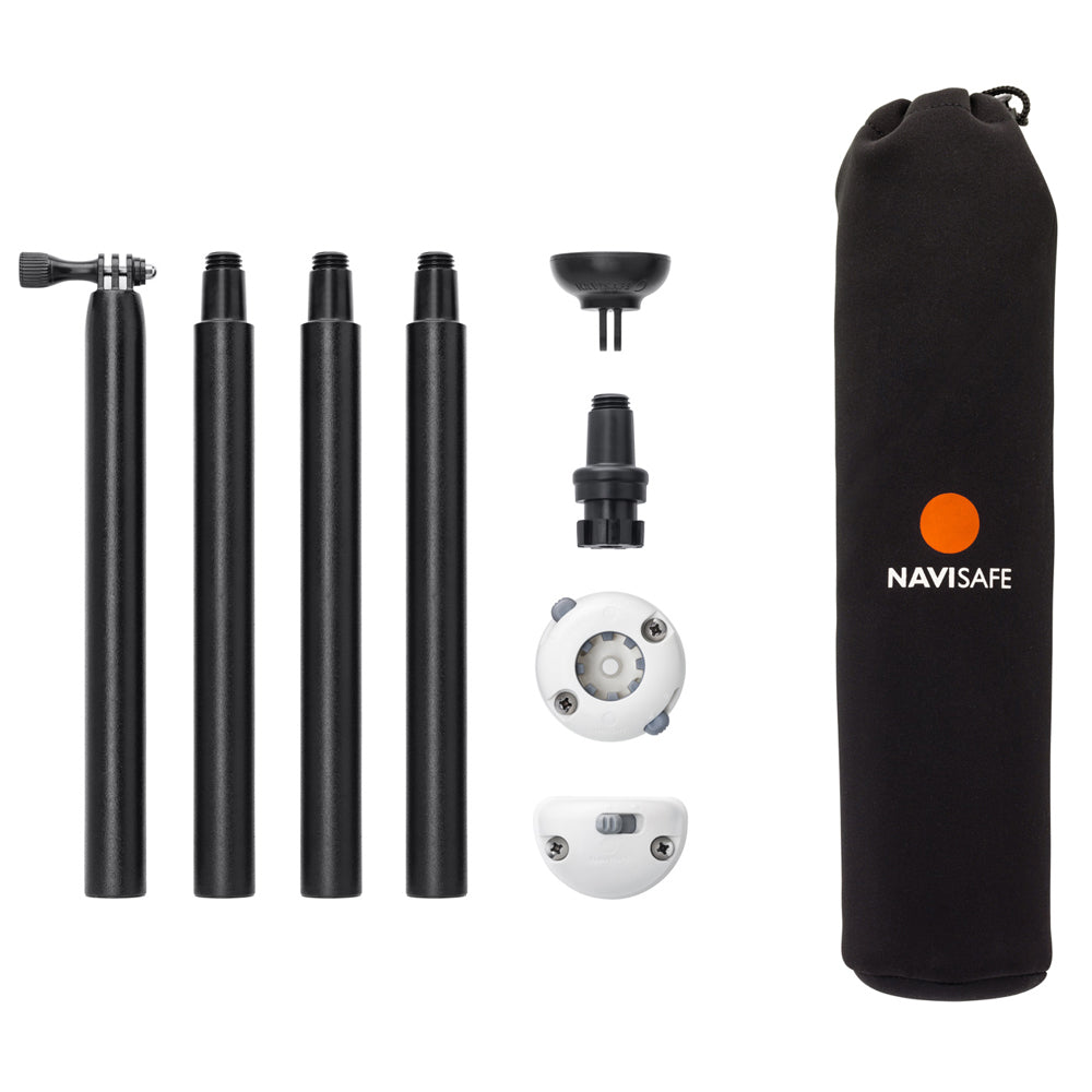 Navisafe Navimount Pole Pack Includes Pole & Mounts (Lights Not Included) - Deckhand Marine Supply