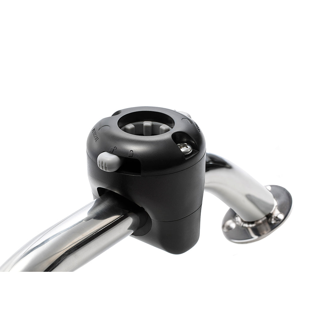 Navisafe Navimount Rail Mount Black w/Screws - Deckhand Marine Supply