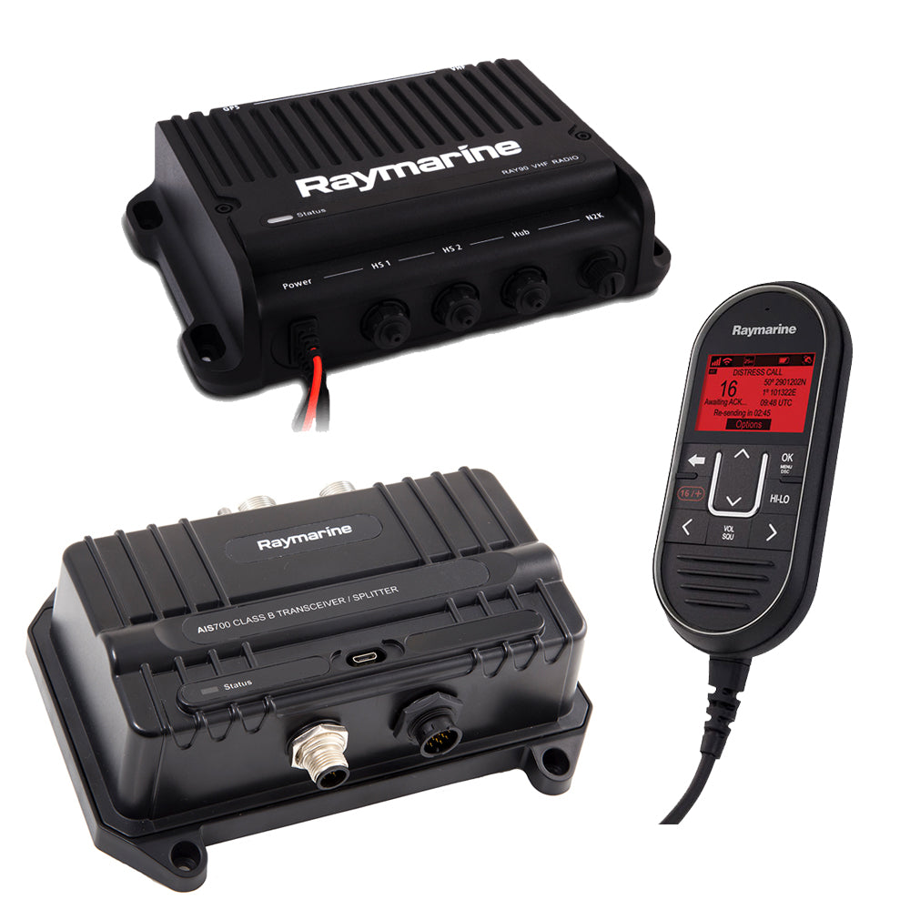 Raymarine Ray90 VHF Radio  AIS700 Bundle - Deckhand Marine Supply