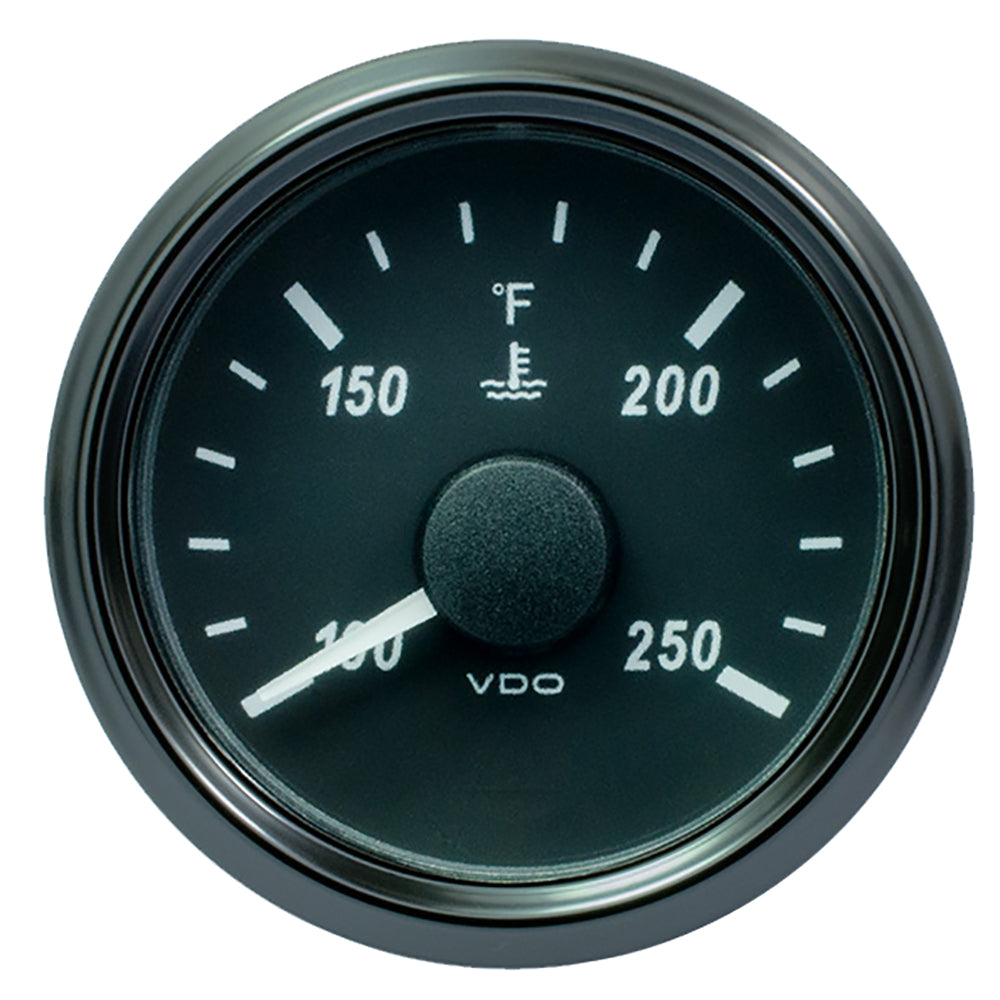 VDO SingleViu 52mm (2-1/16") Water Temp. Gauge - 250 F - 291-22 OHM - Deckhand Marine Supply