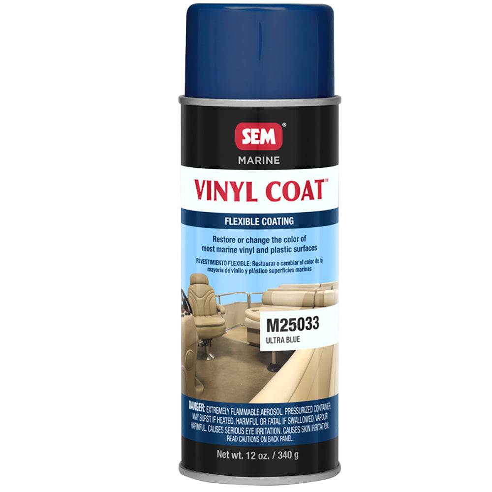 SEM Vinyl Coat - Ultra Blue - 12oz - Deckhand Marine Supply