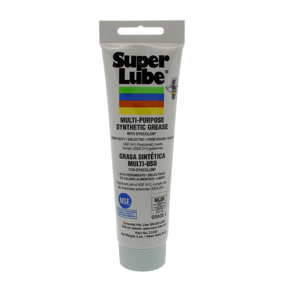 Super Lube Multi-Purpose Synthetic Grease w/Syncolon - 3oz Tube - Deckhand Marine Supply