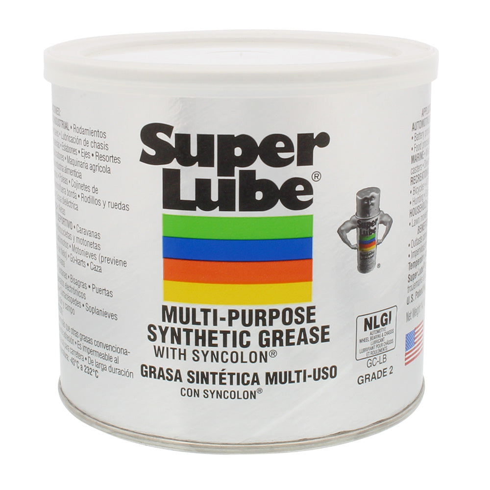 Super Lube Multi-Purpose Synthetic Grease w/Syncolon - 14.1oz Canister - Deckhand Marine Supply