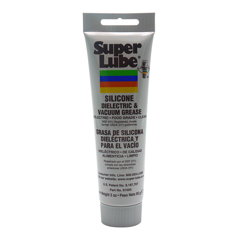 Super Lube Silicone Dielectric  Vacuum Grease - 3oz Tube - Deckhand Marine Supply