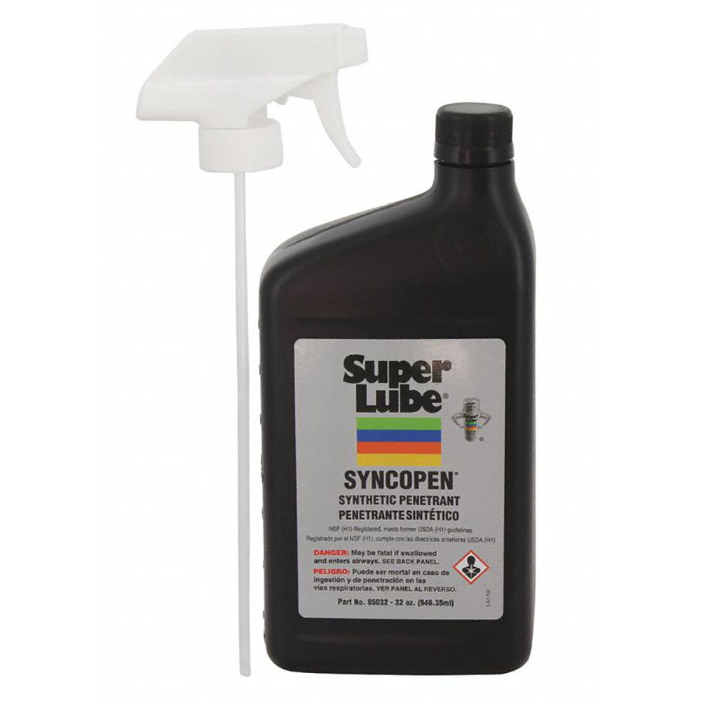 Super Lube Syncopen Synthetic Penetrant (Non-Aerosol) - 1qt Trigger Sprayer - Deckhand Marine Supply