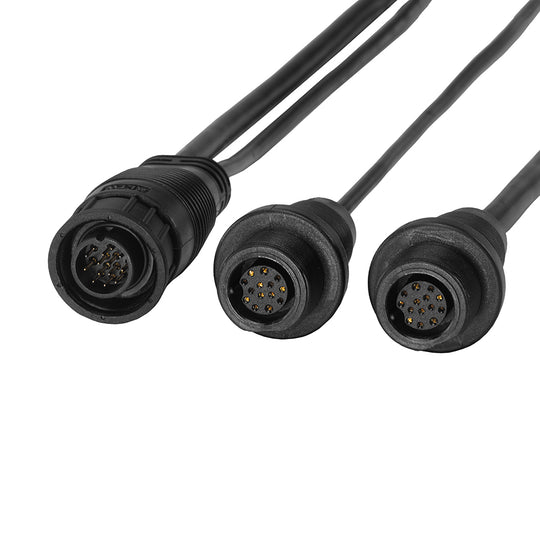 Humminbird 14 M SILR Y - SOLIX/APEX Side Imaging Left-Right Splitter Cable - Deckhand Marine Supply