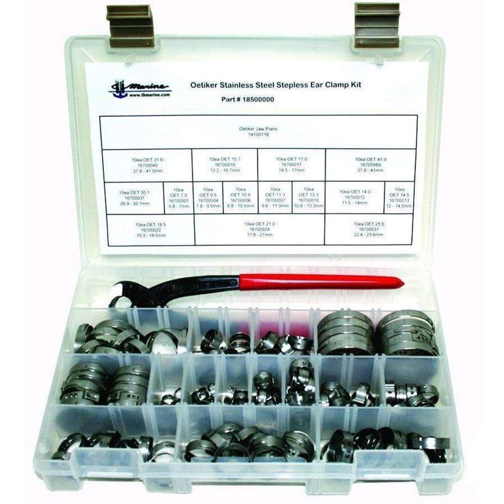 T-H Marine Oetiker Stepless Clamp Kit w/Pliers - Deckhand Marine Supply