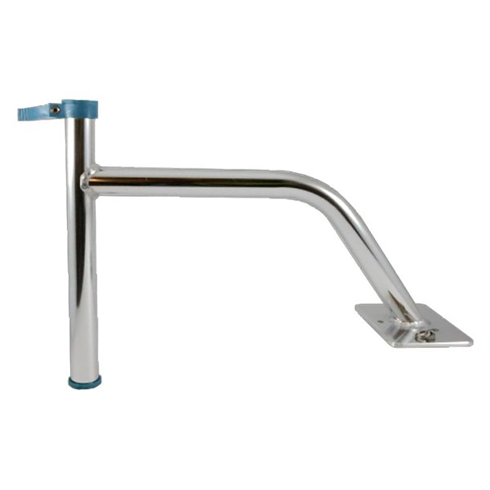 Panther 6" Quick Release King Pin Bow Mount Bracket - Clear - Anodized - Deckhand Marine Supply