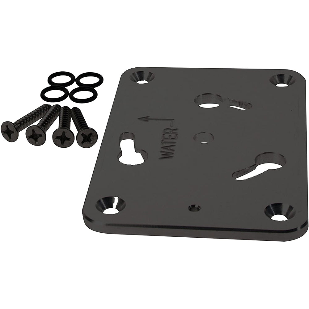 Panther Spare Bow Mount Base Kit f/ King Pin - Black - Powder Coat - Deckhand Marine Supply