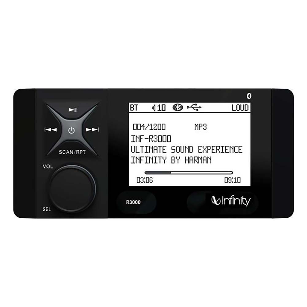 Infinity R3000 Stereo Receiver AM/FM/BT - Deckhand Marine Supply