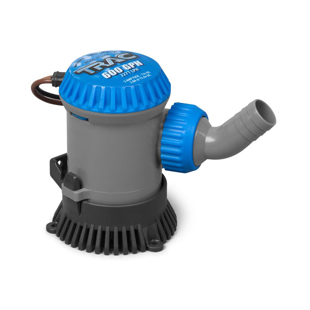 TRAC Outdoors Bilge Pump - 600 GPH - Non-Automatic - Deckhand Marine Supply