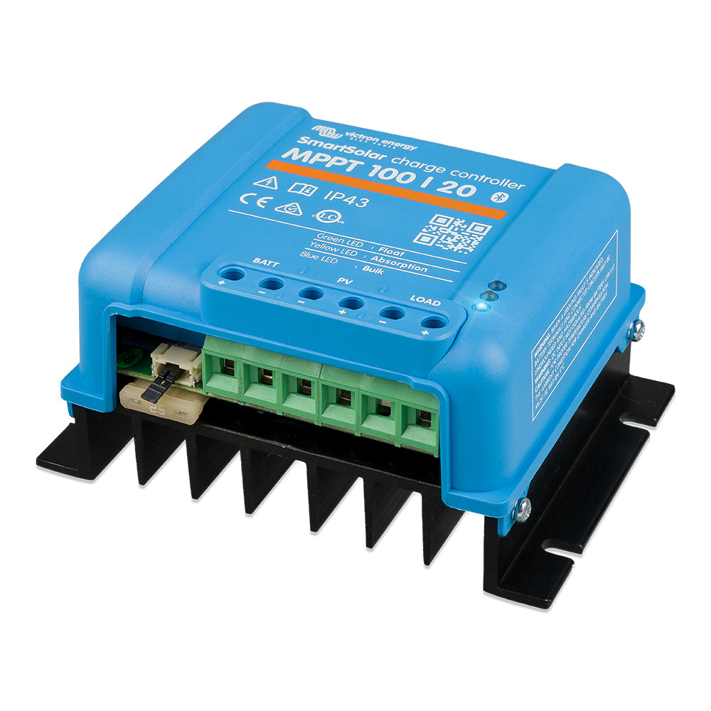 Victron SmartSolar MPPT 100/20 - Up to 48 VDC - UL Approved - Deckhand Marine Supply