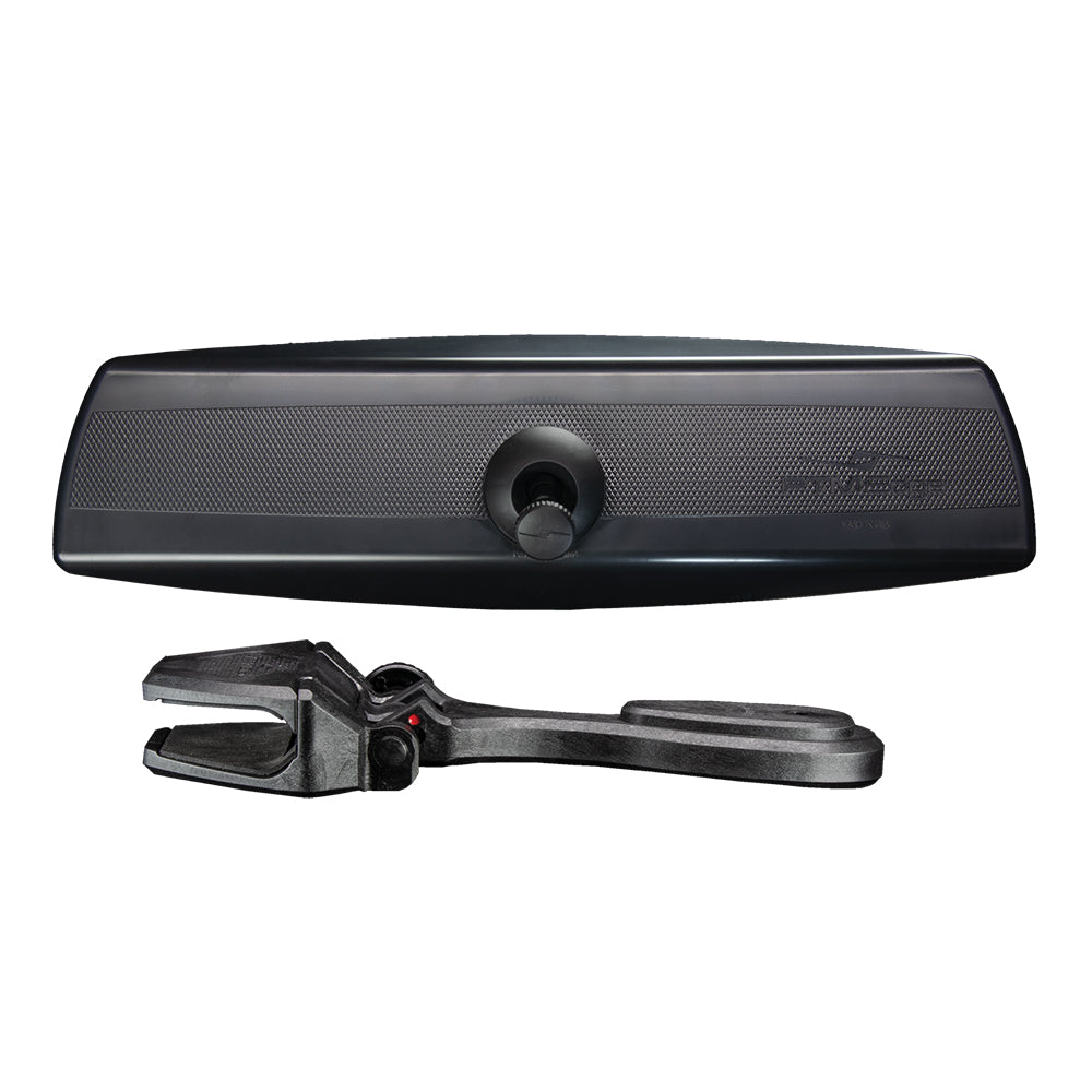 PTM Edge Mirror/Bracket Kit w/VR-140 PRO Mirror  CFR-200 (Black) - Deckhand Marine Supply