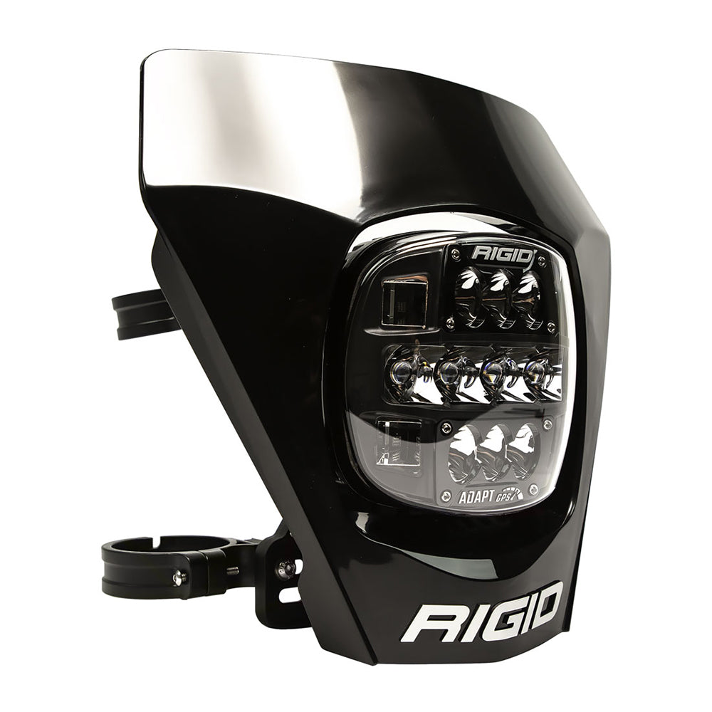 RIGID Industries Adapt XE Number Plate - Black - Deckhand Marine Supply