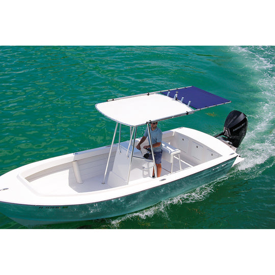 SureShade PTX Power Shade - 57" Wide - Stainless Steel - Black - Deckhand Marine Supply