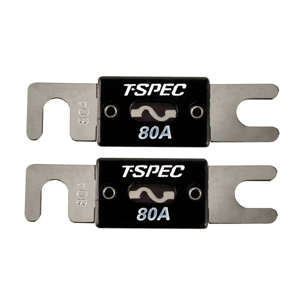 T-Spec V8 Series 80 AMP ANL Fuse - 2 Pack - Deckhand Marine Supply