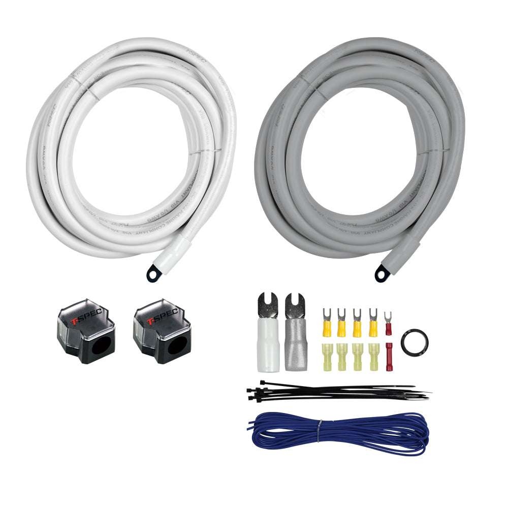 T-Spec V10-D104K 4 Gauge Add-A-Amp Kit f/1/0 Gauge Wire - Deckhand Marine Supply