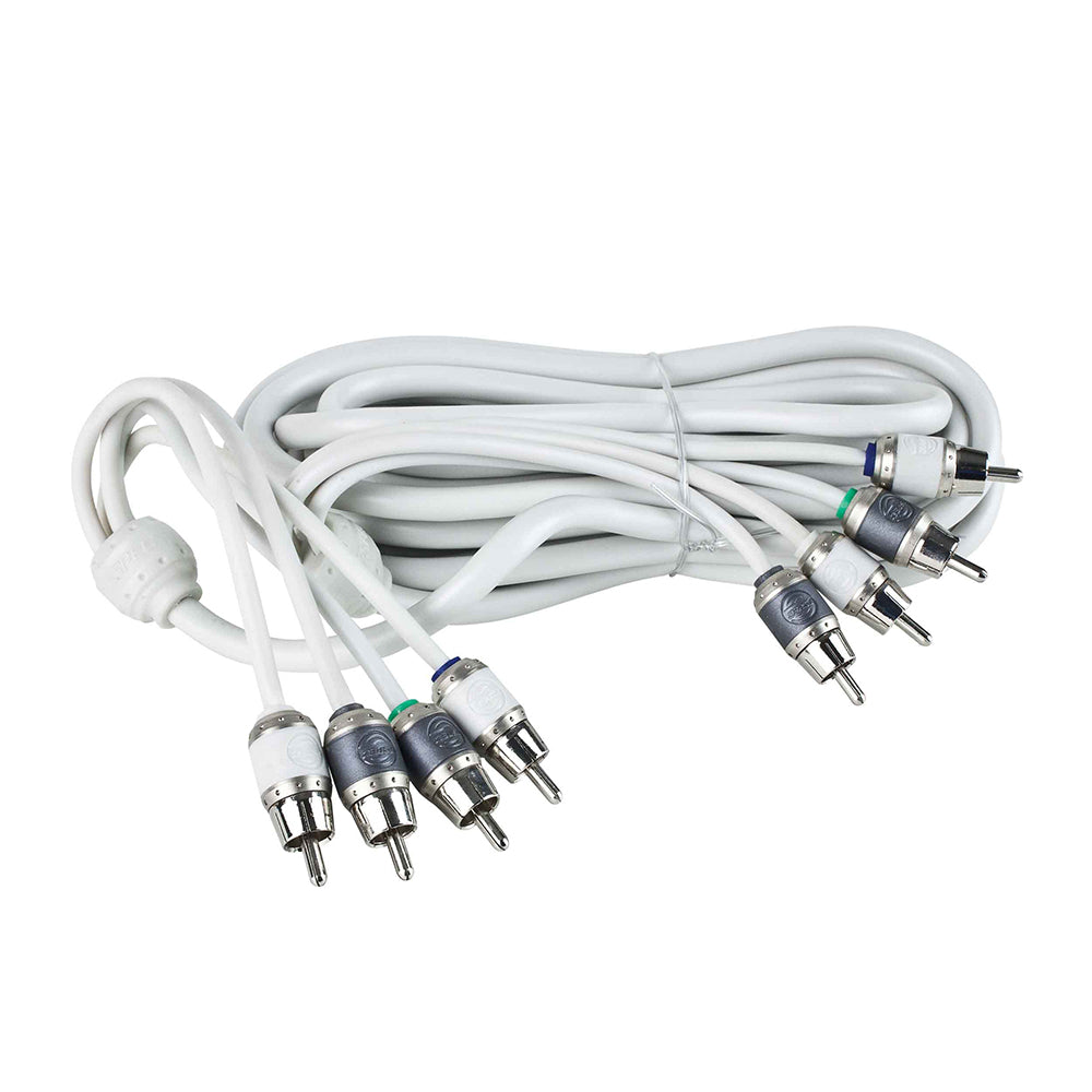 T-Spec V10 Series RCA Audio Cable - 4 Channel - 17 (5.18 M) - Deckhand Marine Supply