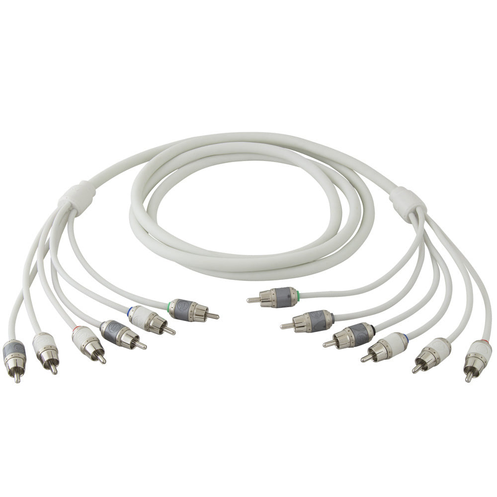 T-Spec V10 Series RCA Audio Cable - 6 Channel - 17 (5.18 M) - Deckhand Marine Supply