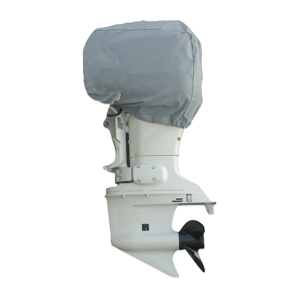 Carver Sun-DURA 40-70 HP Universal Motor Cover - 25"L x 18"H x 15"W - Grey - Deckhand Marine Supply