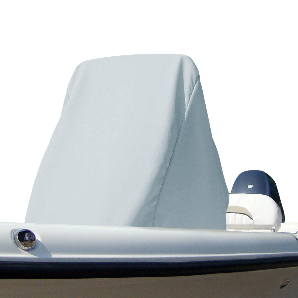 Carver Poly-Flex II Large Center Console Universal Cover - 50"D x 40"W x 60"H - Grey - Deckhand Marine Supply