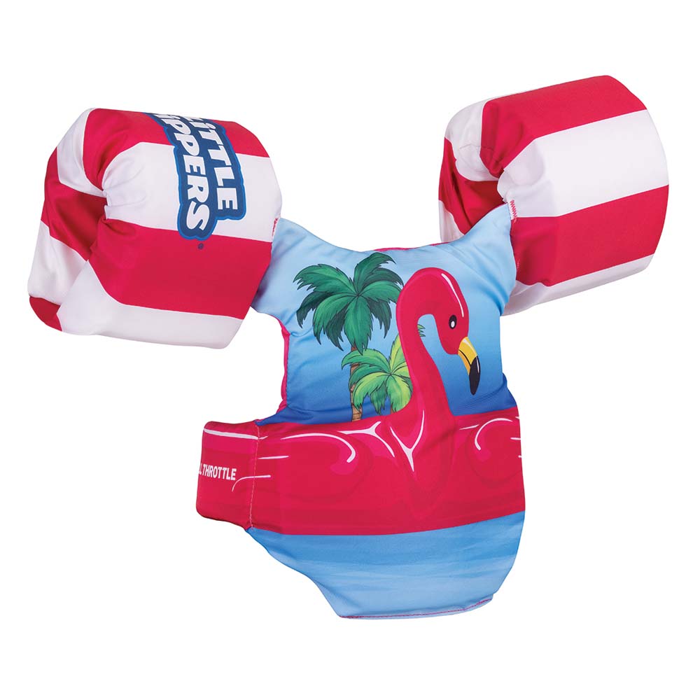 Full Throttle Little Dippers Life Jacket - Flamingo - Deckhand Marine Supply