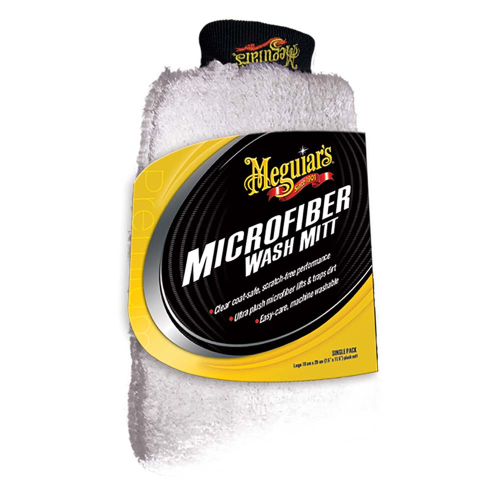 Meguiars Microfiber Wash Mitt - Deckhand Marine Supply