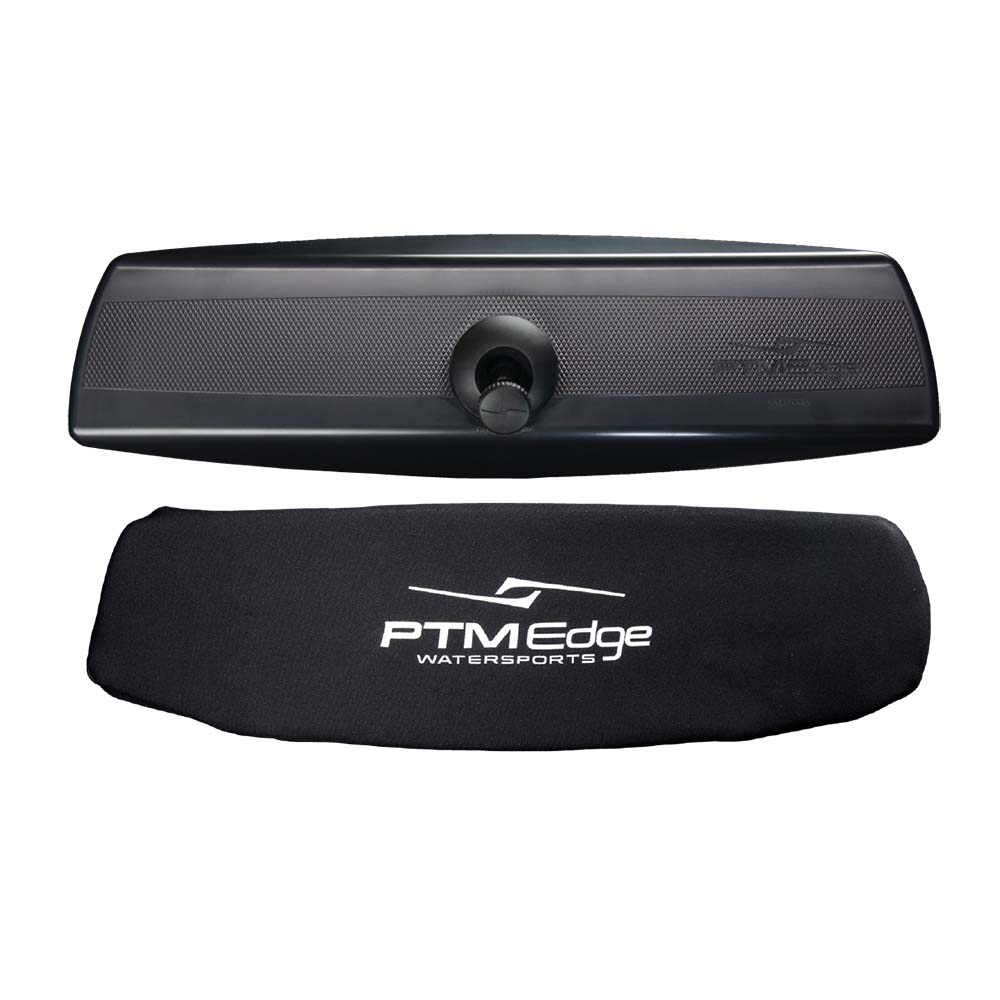 PTM Edge VR-140 Pro Mirror  Cover Combo - Black - Deckhand Marine Supply