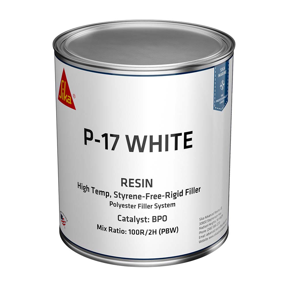 Sika SikaBiresin AP017 White Base Quart Can BPO Hardener Required - Deckhand Marine Supply