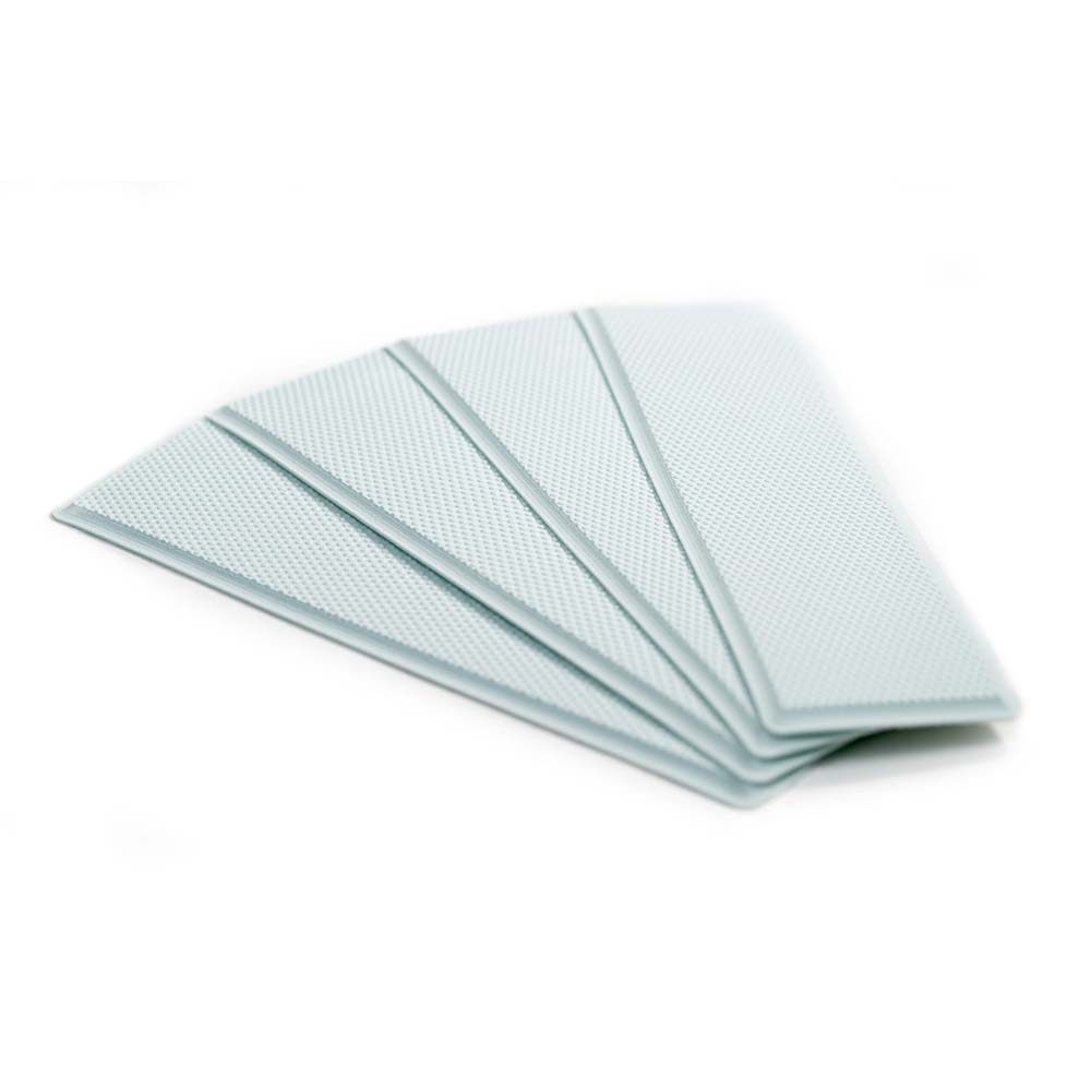 SeaDek Embossed 4-Piece Step Kit - Caribbean Blue - Deckhand Marine Supply