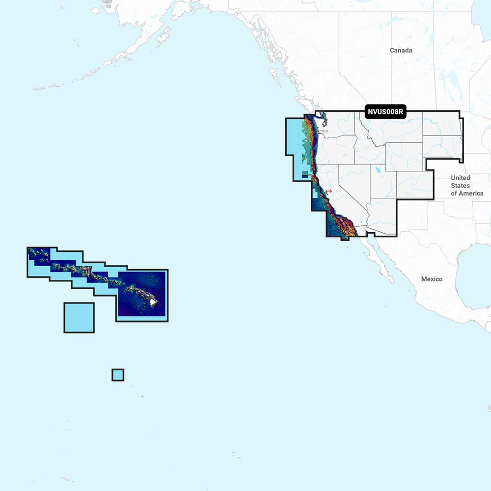 Garmin Navionics Vision+ NVUS008R U.S. West - Deckhand Marine Supply