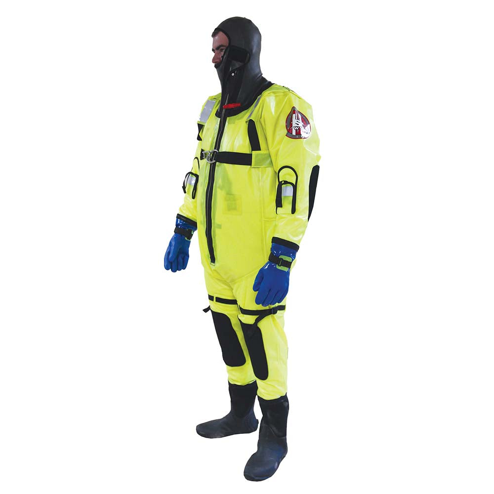 First Watch RS-1002 Ice Rescue Suit - Hi-Vis Yellow - Deckhand Marine Supply