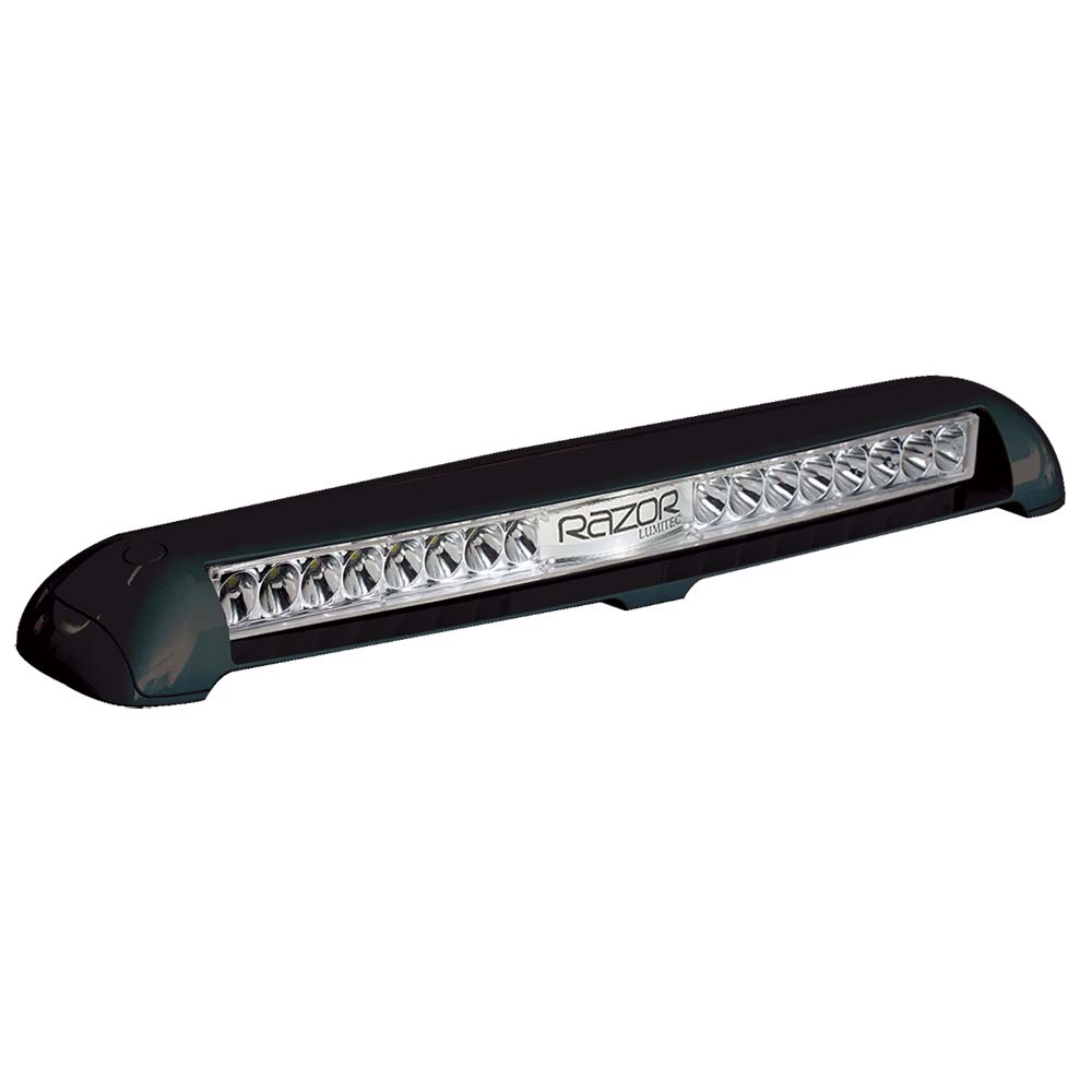 Lumitec Razor Light Bar - Spot - Black Housing - Flush Mount - Deckhand Marine Supply