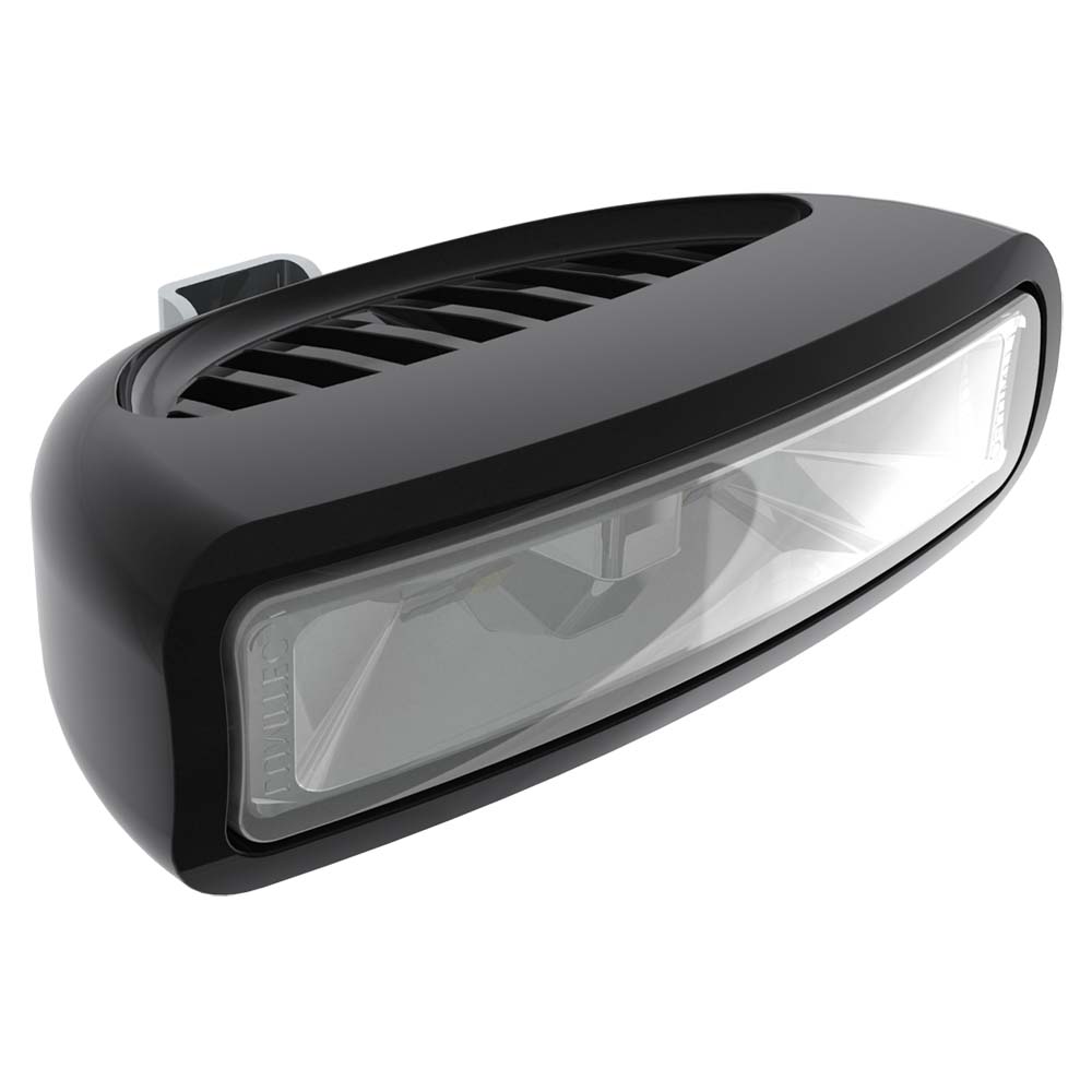 Lumitec Caprera3 Spreader Light - White/Red Dimming - Black Housing - Deckhand Marine Supply