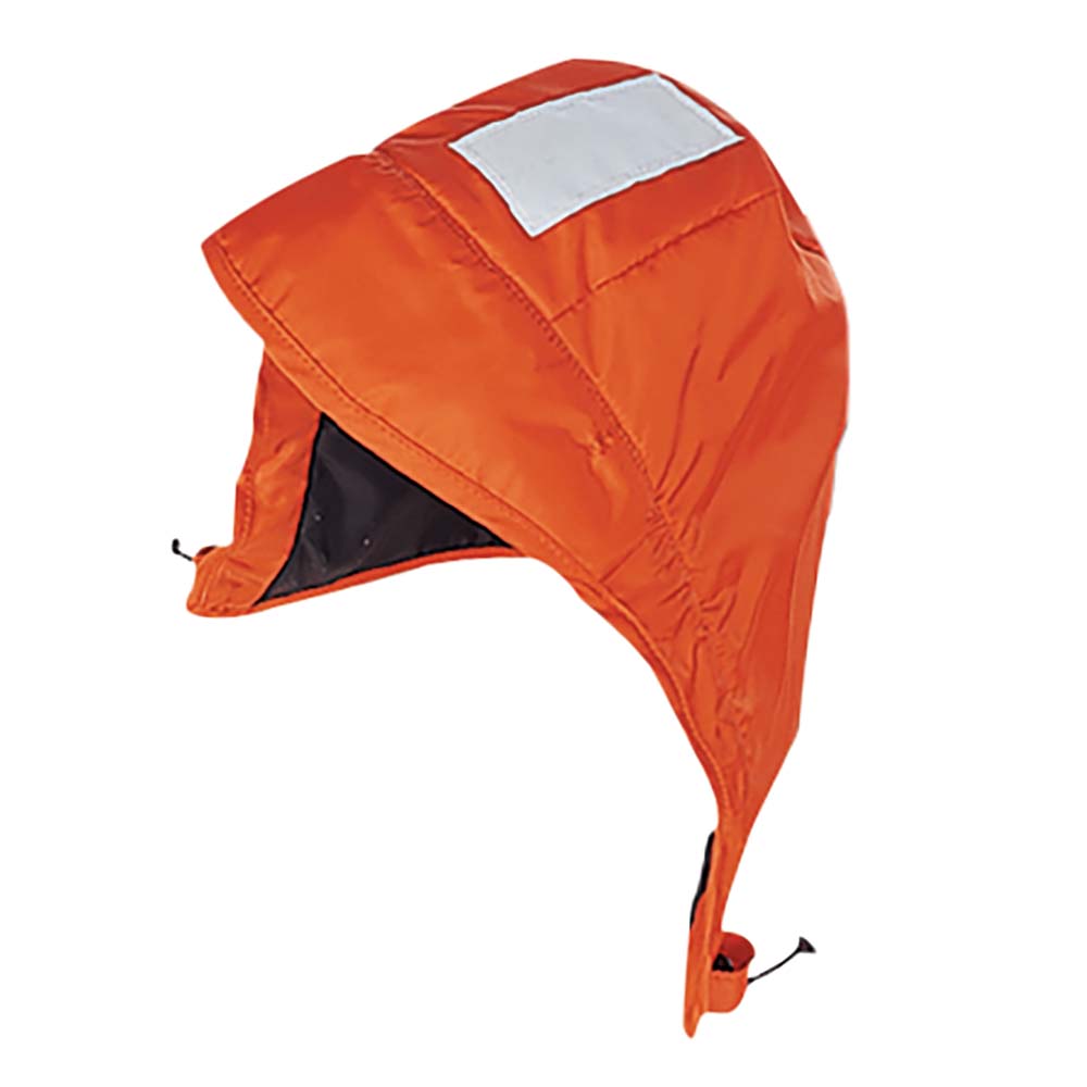 Mustang Classic Insulated Foul Weather Hood - Orange - Deckhand Marine Supply
