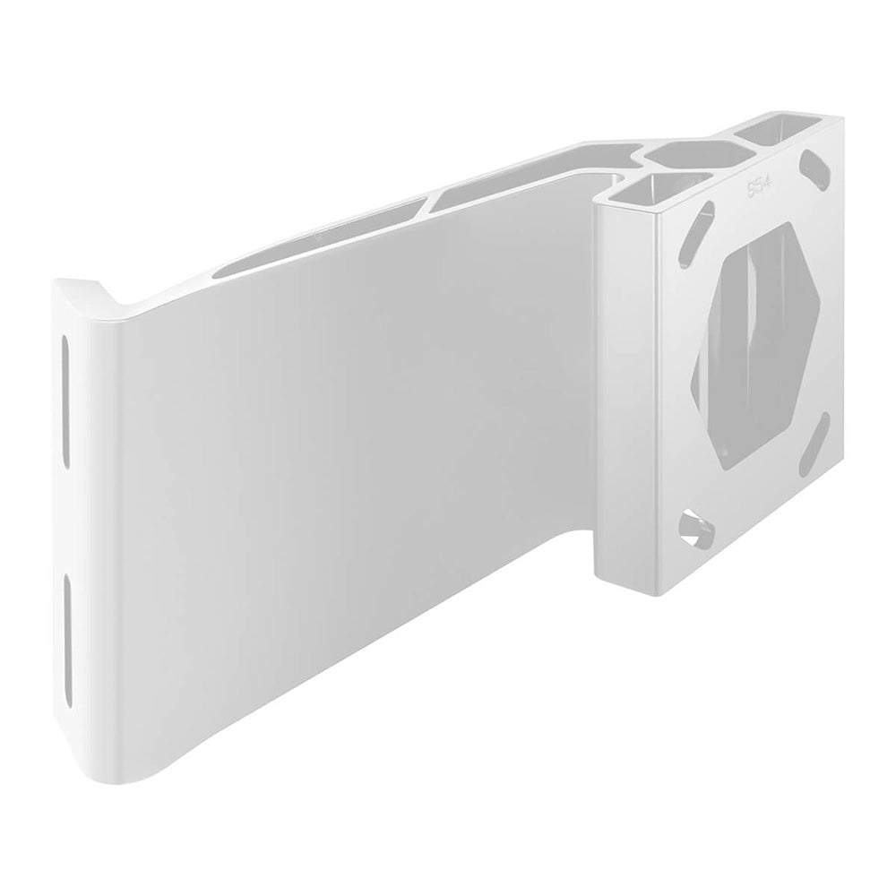 Minn Kota Raptor Jack Plate Adapter Bracket - Starboard - 5" Setback - 4" Rise - White - Deckhand Marine Supply