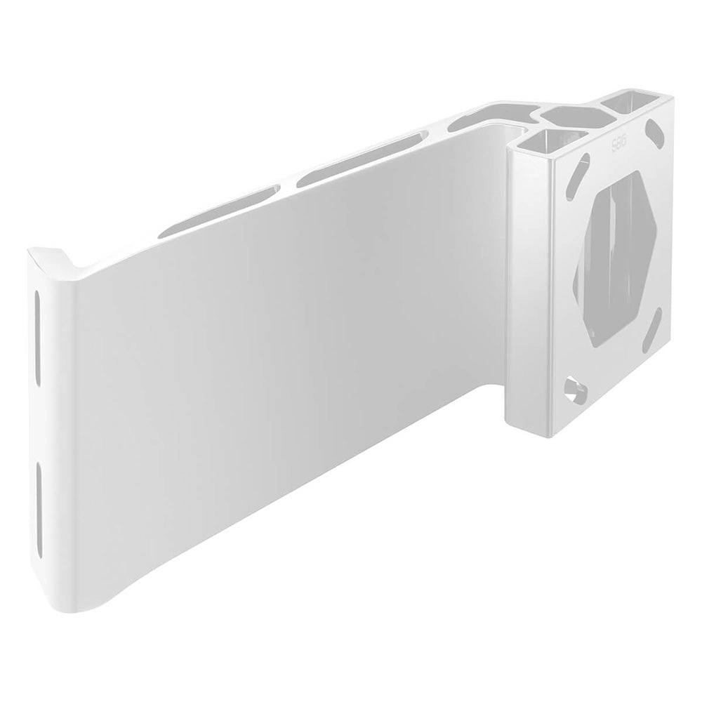 Minn Kota Raptor Jack Plate Adapter Bracket - Starboard - 8" Setback - 6" Rise - White - Deckhand Marine Supply