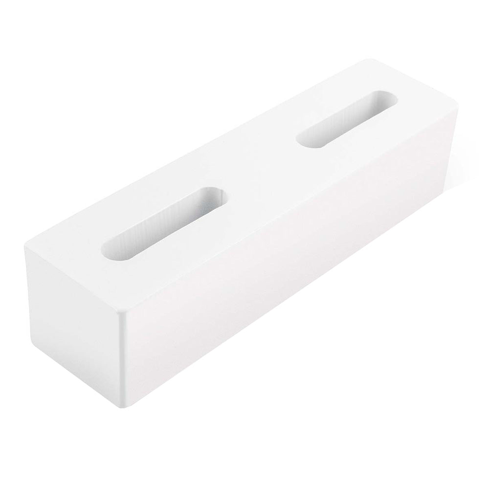Minn Kota Raptor Adapter Bracket 2" Spacer - White - Deckhand Marine Supply