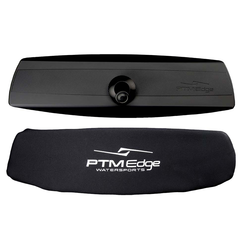 PTM Edge VR-140 Elite Mirror  Cover Combo - Black - Deckhand Marine Supply