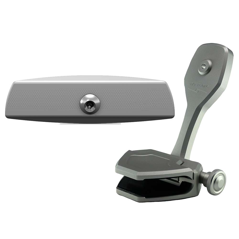 PTM Edge Mirror/Bracket Kit w/VR-140 Elite Mirror  ZXR-300 (Titanium Grey) - Deckhand Marine Supply