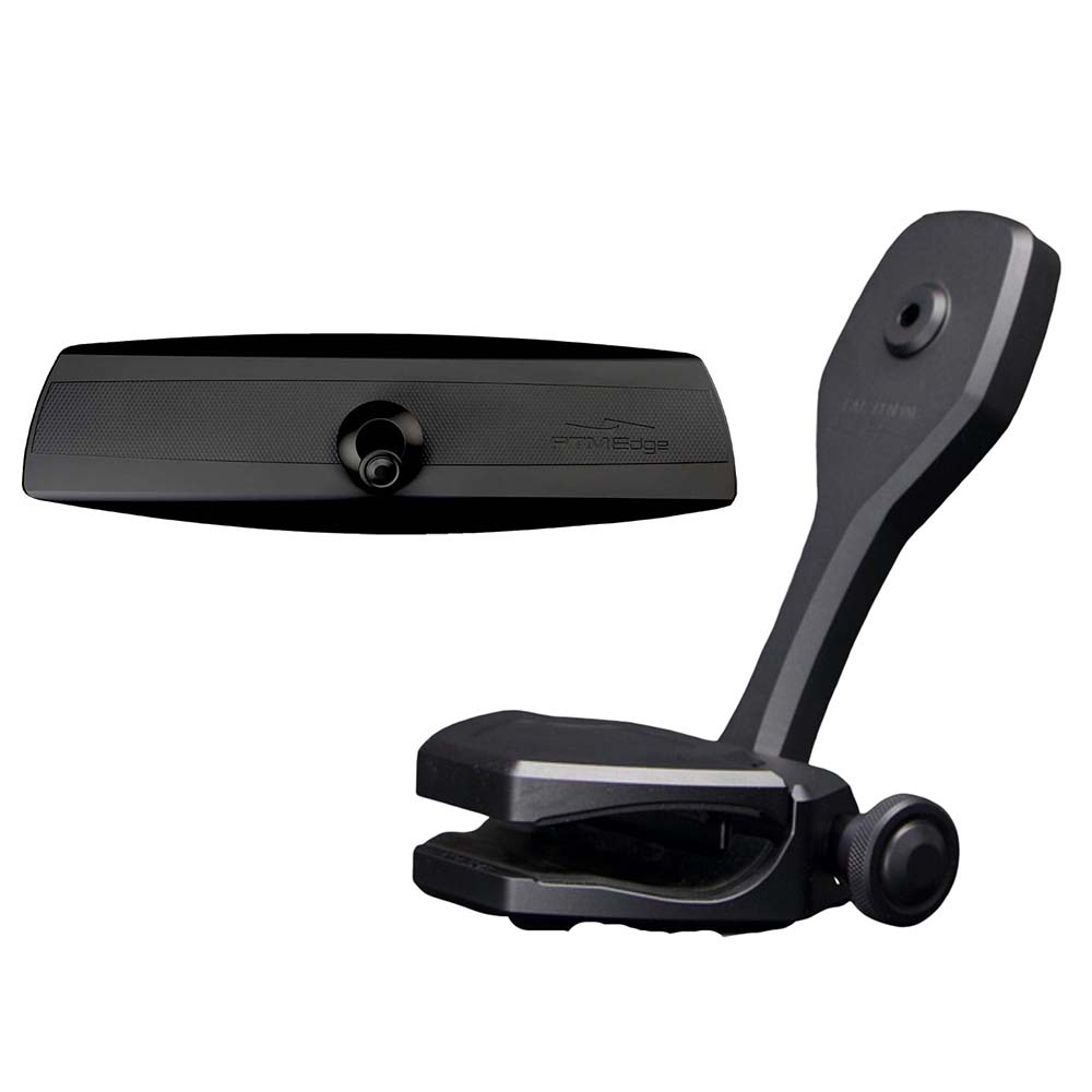 PTM Edge Mirror/Bracket Kit w/VR-140 Elite Mirror  ZXR-320 (Black) - Deckhand Marine Supply