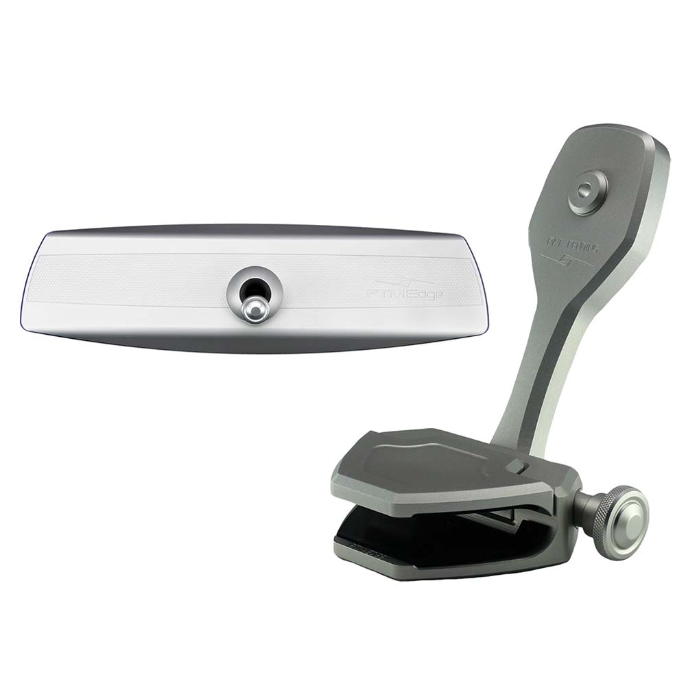 PTM Edge Mirror/Bracket Kit w/VR-140 Elite Mirror  ZXR-360 (Silver) - Deckhand Marine Supply