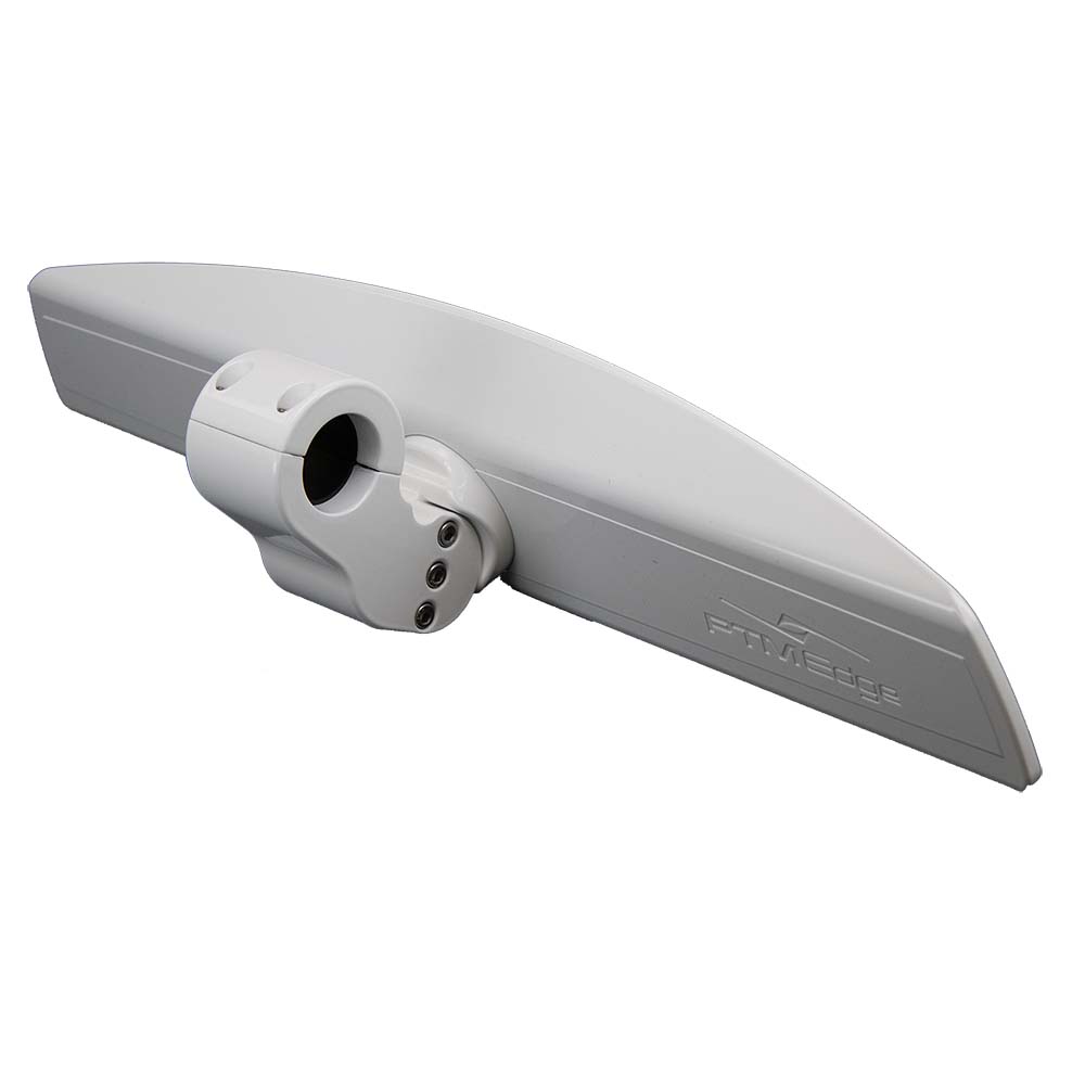 PTM Edge VX-140 Center Console Mirror w/Tube Mount - White - Deckhand Marine Supply