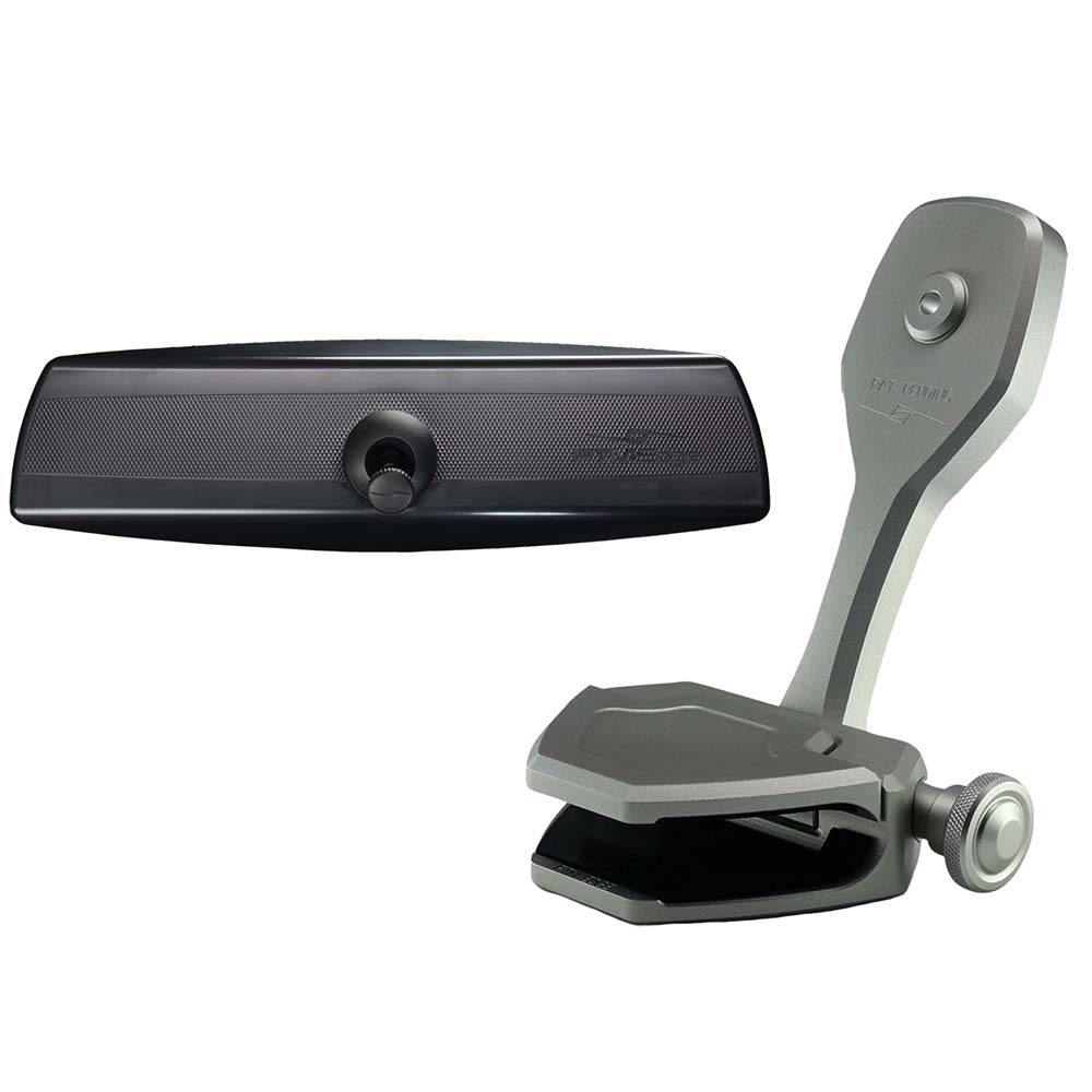 PTM Edge Mirror/Bracket Kit w/VR-140 PRO Mirror  ZXR-300 (Titanium Grey) - Deckhand Marine Supply