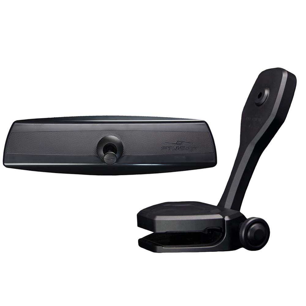 PTM Edge Mirror/Bracket Kit w/VR-140 PRO Mirror  ZXR-360 (Black) - Deckhand Marine Supply